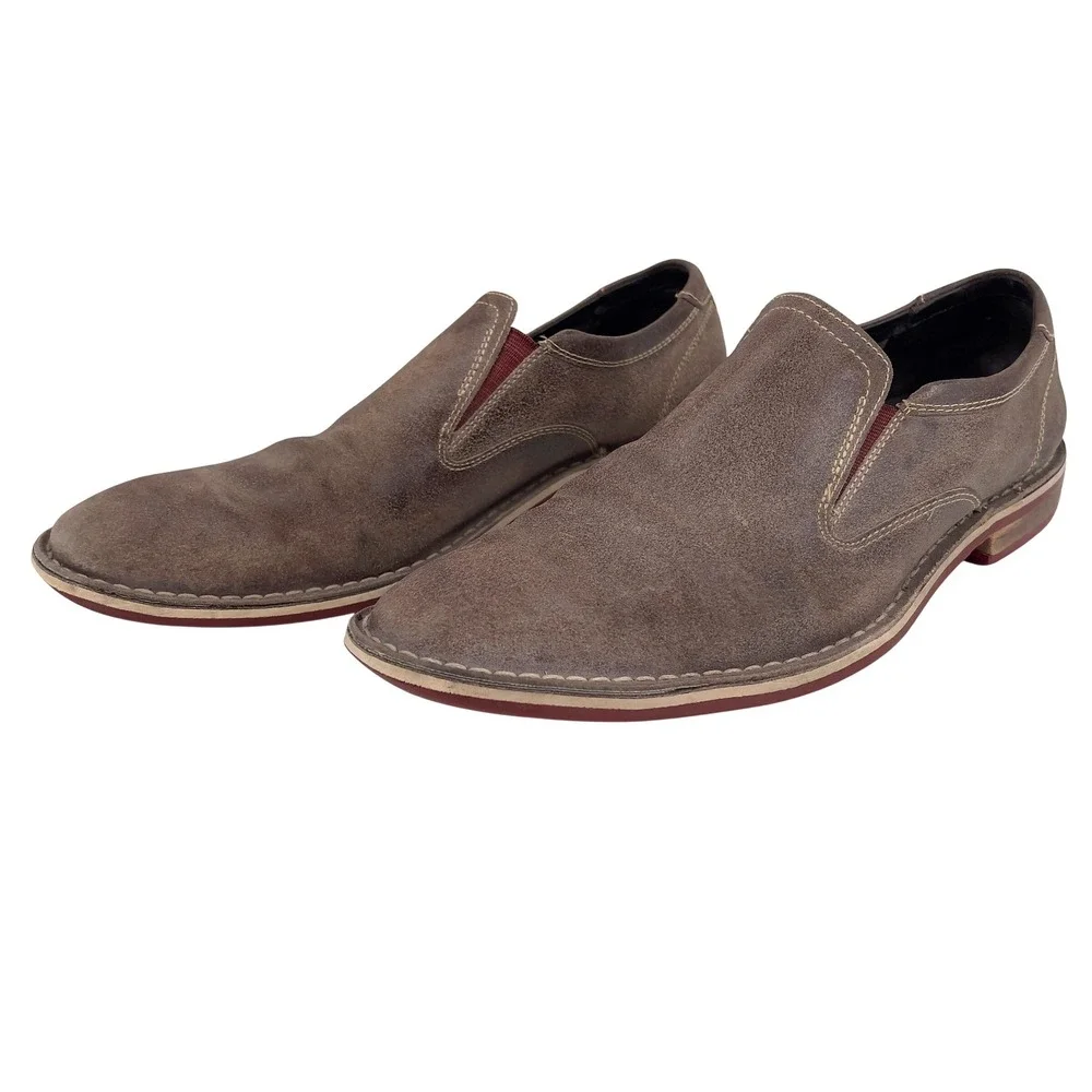 Vintage Cole Haan Nike Era Mens Brown‎ Leather Venetian Slip On Loafer Y2K 11 M